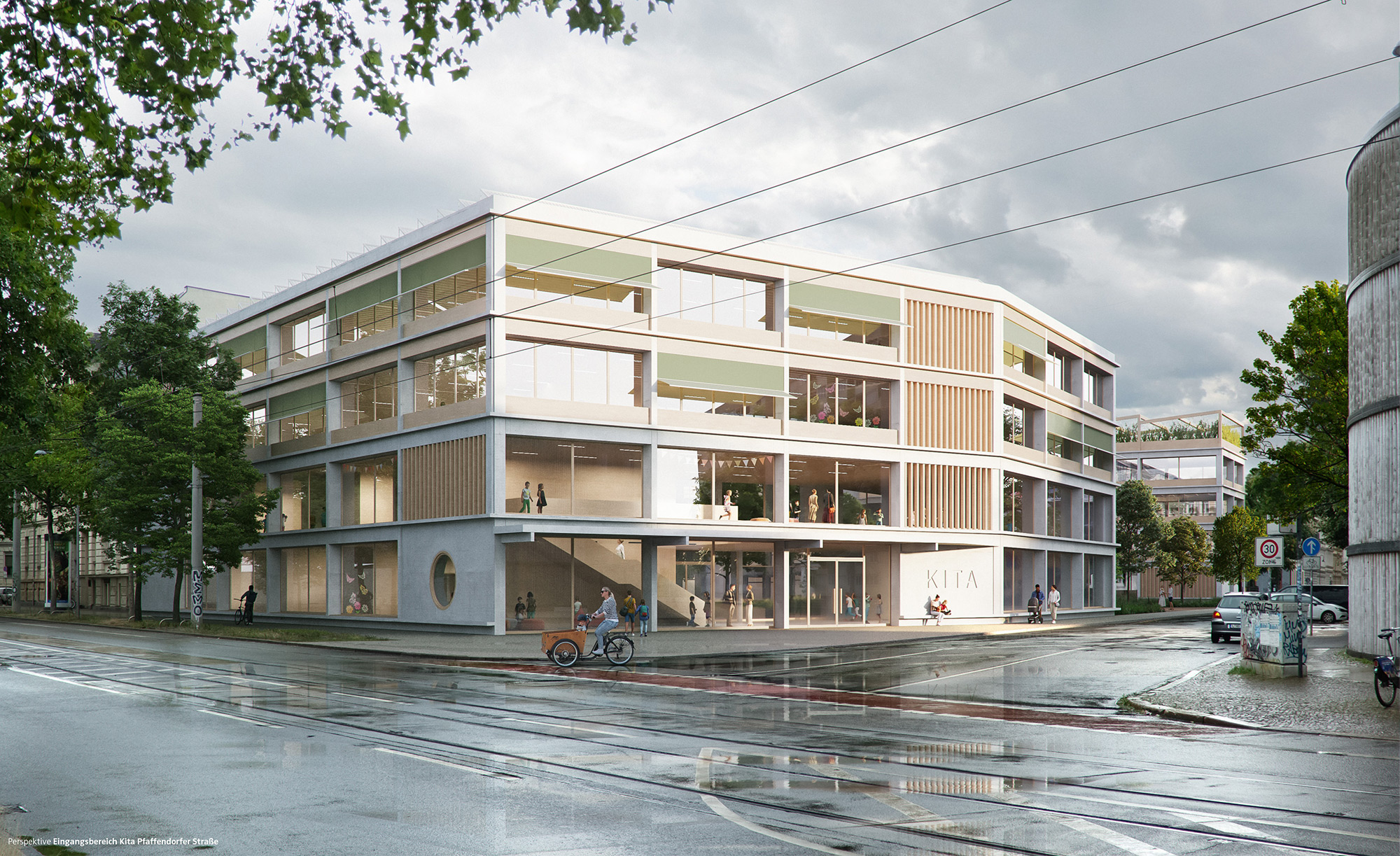 Multifunktionsgebäude Kita Nordstraße Leipzig
